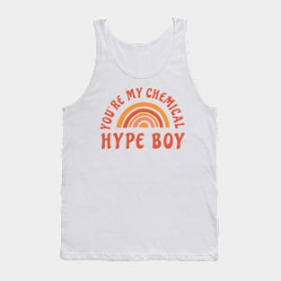 NewJeans Hype boy rainbow lyrics typography Morcaworks Tank Top